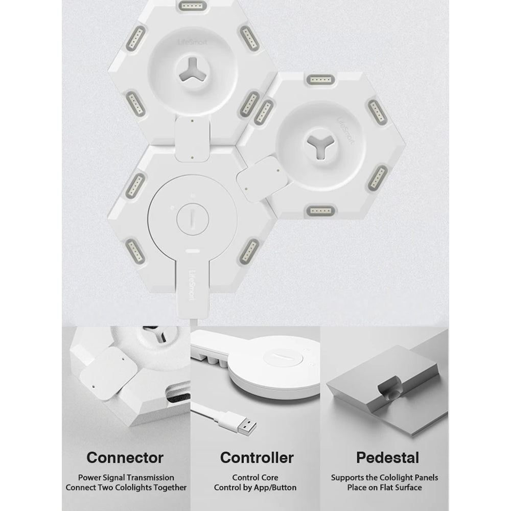 Cololight Pro - 3 Pack Starter Kit with Stand Cololight Pro - 3 Pack Starter Kit with Stand